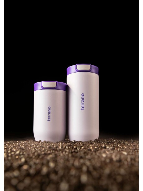 Vaso Térmico Push&Drink 500mL. Lila