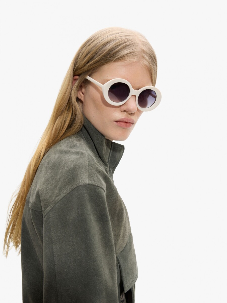 Gafas De Sol Redondas crudo