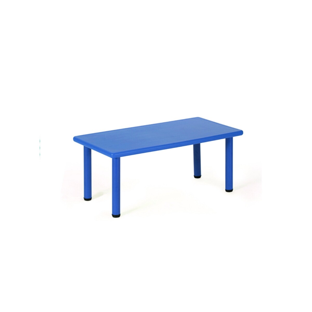 Mesa de plástico niños rectangular 120x60cm - Azul 