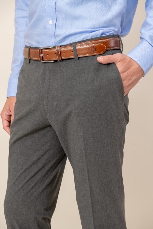 Pantalón Custom Fit Rennie Gris