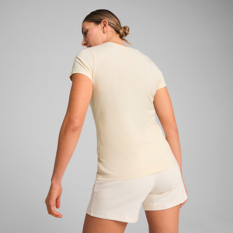 Remera Ess Elevated Tee de Mujer Crema