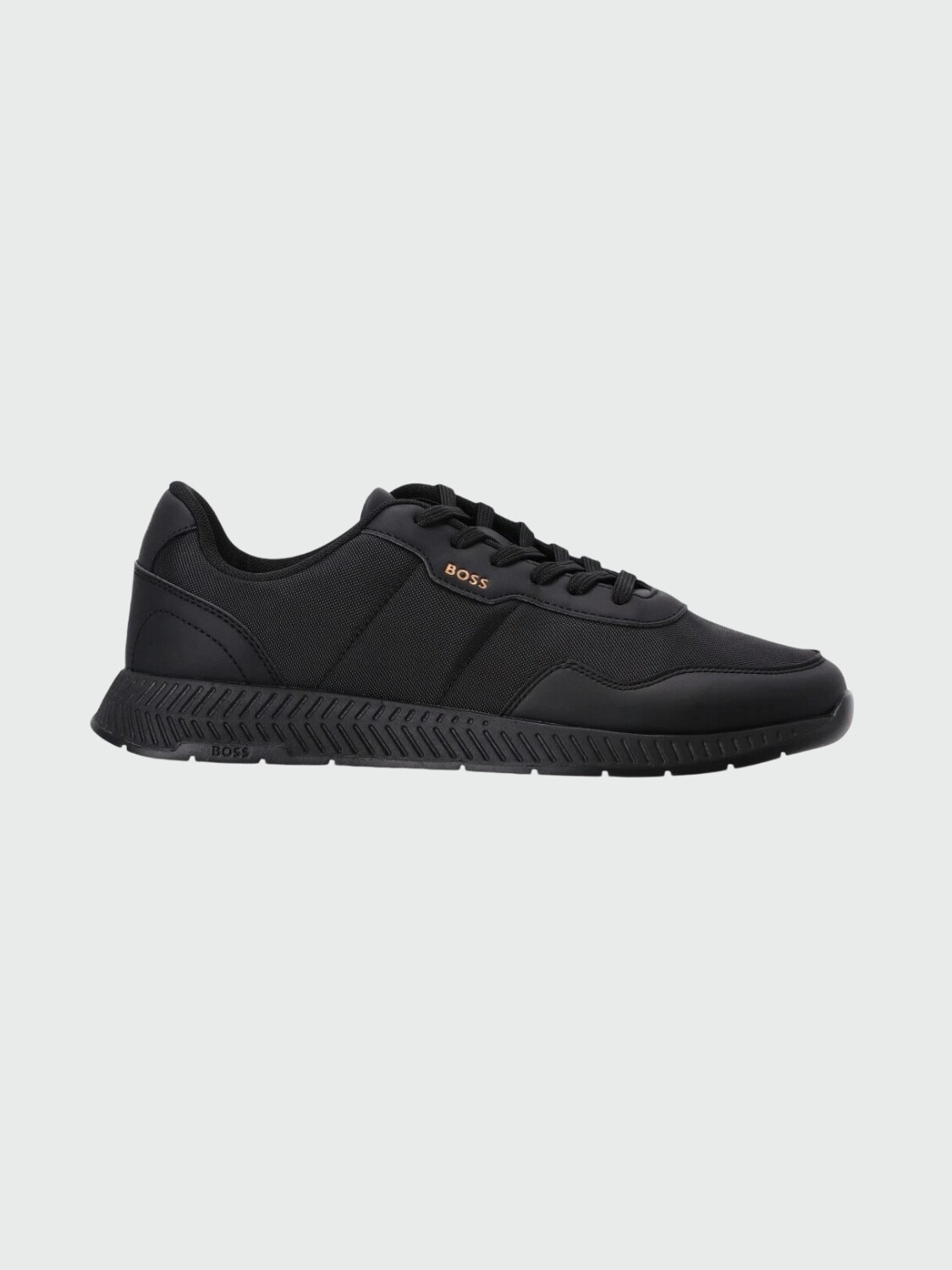 BOSS - Sneakers Titanium Runn Negro Negro Opaco