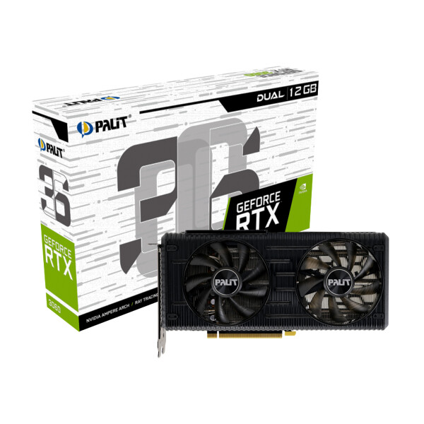 Tarjeta De Video Palit Rtx 3060 Dual 12gb TARJETA DE VIDEO PALIT RTX 3060 12GB