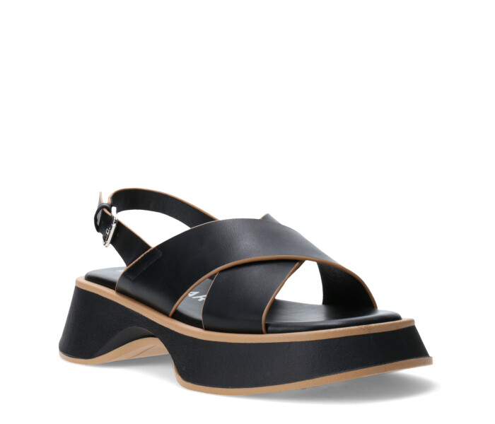 Sandalias de Mujer Miss Carol BUDAPEST con tiras cruzadas Negro