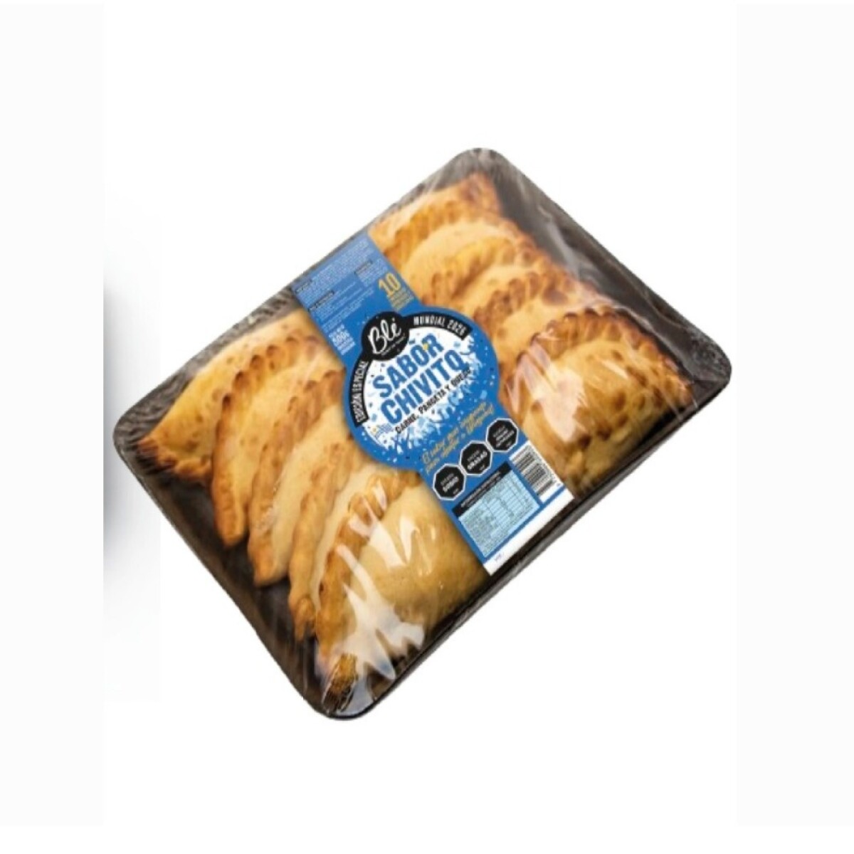 Empanadas Ble Chivito X10 (carne, Panceta Y Queso) 