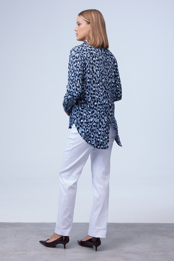 Camisa Animal Print GRIS/MULTI