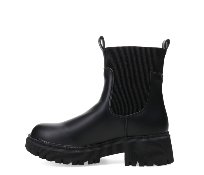 Bota MAIA con puño textil Black