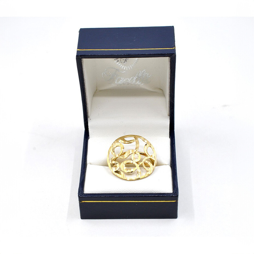 Anillo En Oro 18K Con Importante Diseño Anillo En Oro 18K Con Importante Diseño
