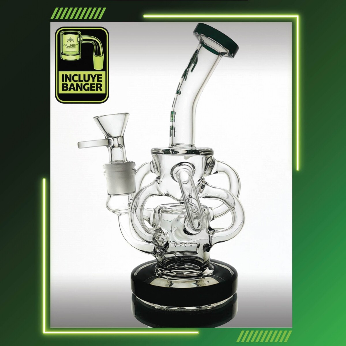RECICLADOR DE 6 BRAZOS 17CM CON BOWL + BANGER - AL 2176 