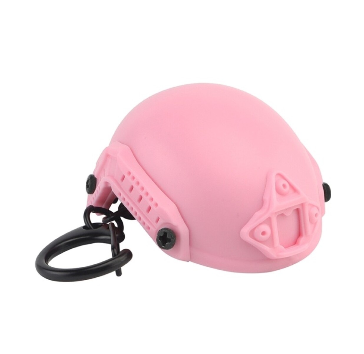 Casco táctico - llavero con destapador - Rosa 