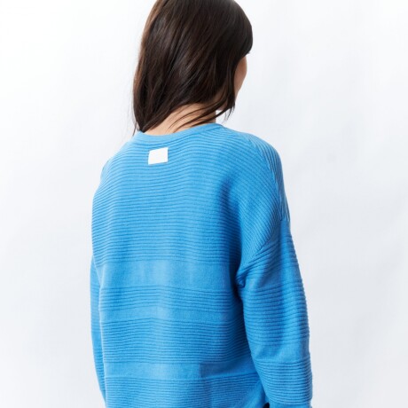 SWEATER ROSA Azul Marino