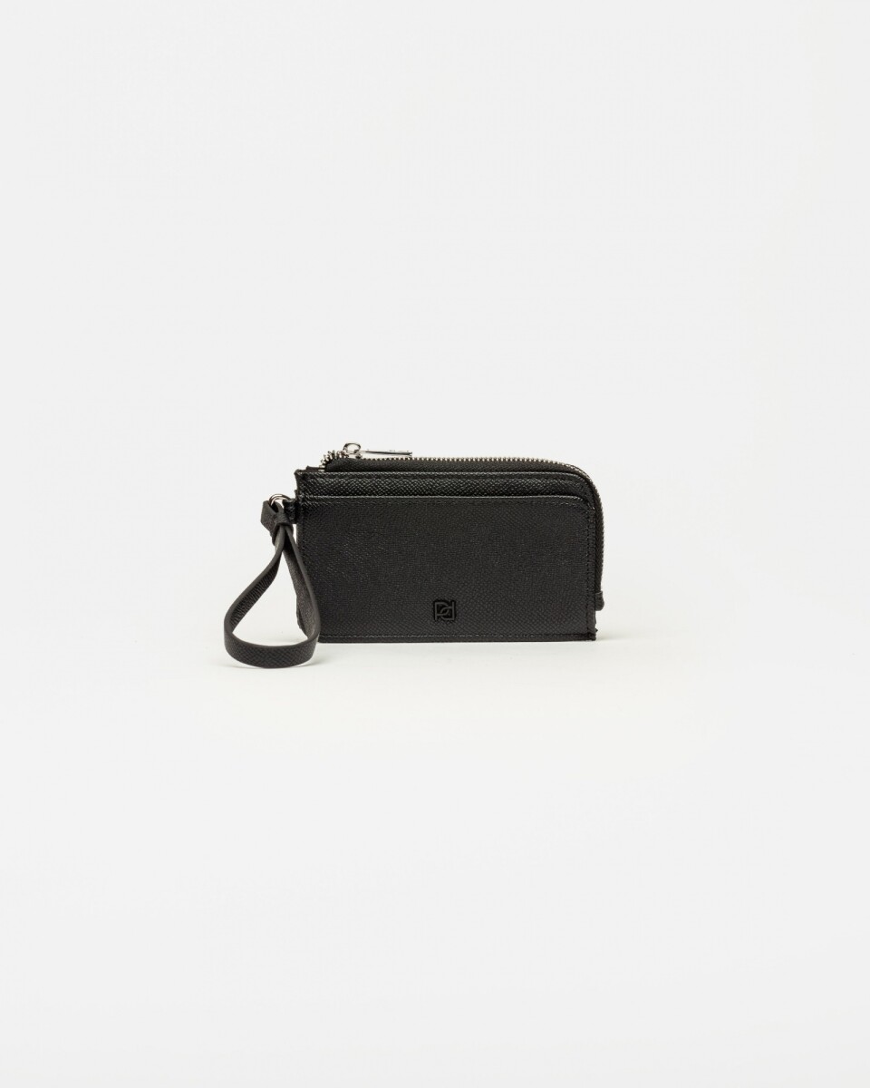 Tarjetero Rio en efecto cuero - Negro 