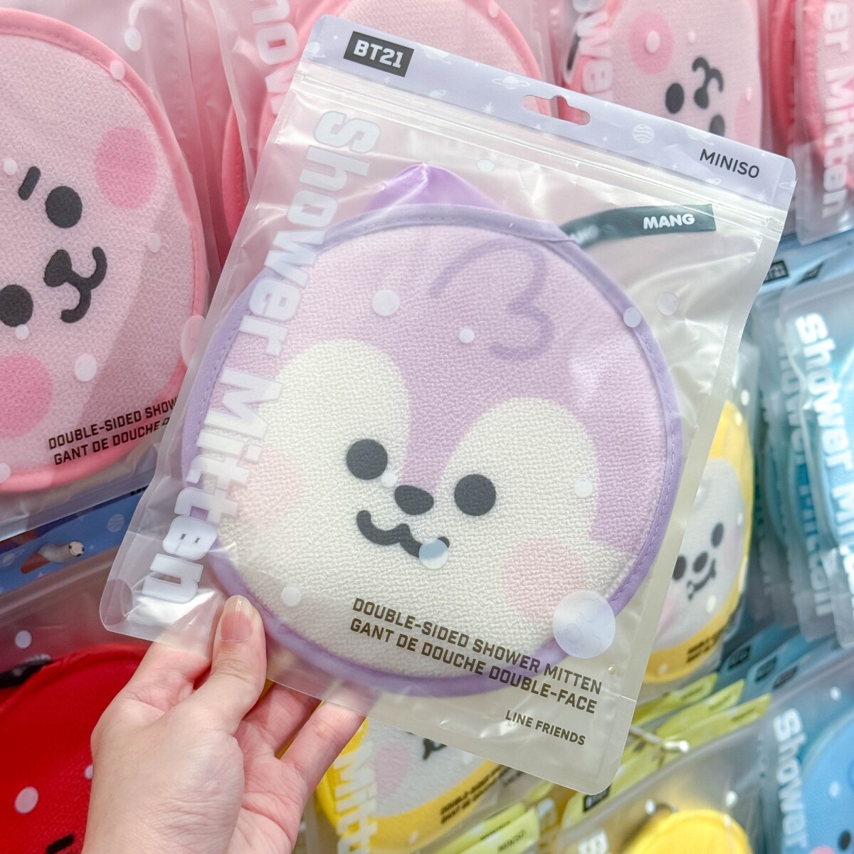 Guante exfoliante BT21 baby - Mang 