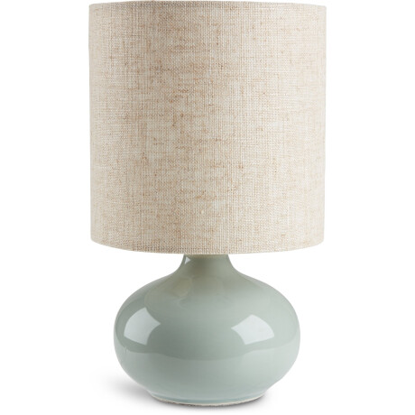 Lampara Mesa Eivin Ø15Xa25Cm Porcelana
