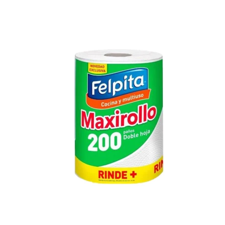 Talla de Cocina SUPER ROLLO FELPITA (200 paños) 22.5X 14 cm 260grs Talla de Cocina SUPER ROLLO FELPITA (200 paños) 22.5X 14 cm 260grs
