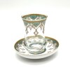 Vaso de té plato cerámica x1 Modelo 4