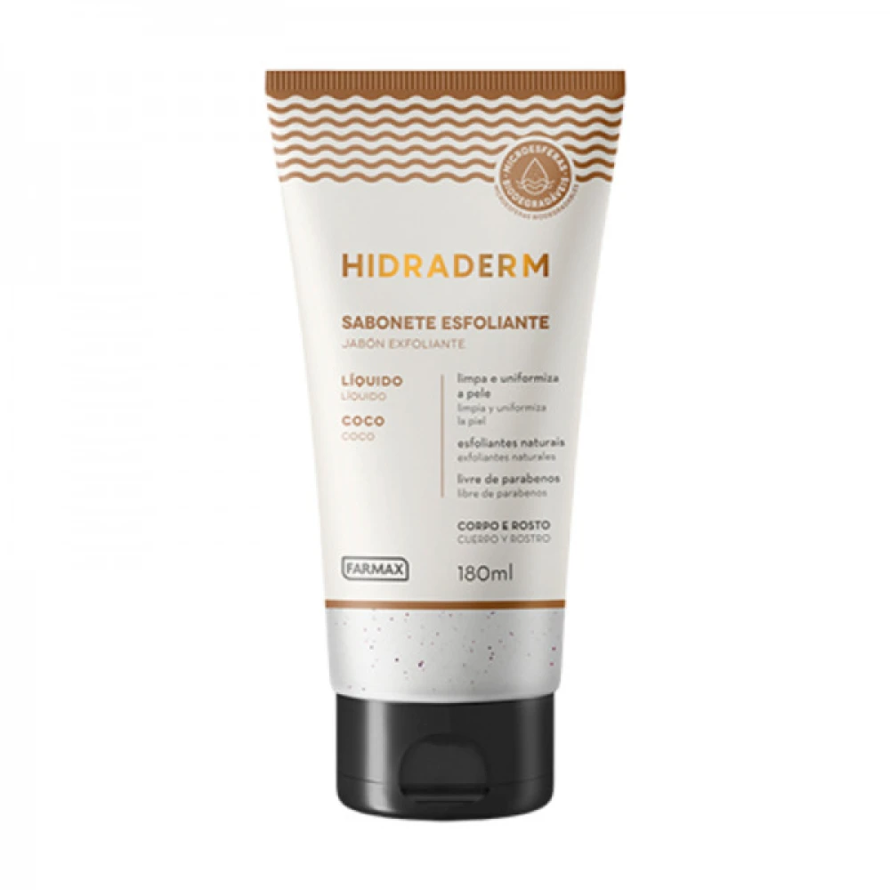 HIDRADERM JABON LIQ. EXFOLIANTE COCO FR.