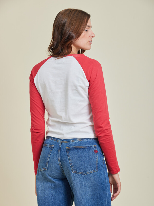 T-SHIRT SAULA RUSTY Rojo