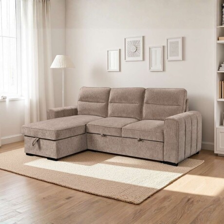 Rinconera Saona - Chaise intercambiable - Tela Microfibra 410 (Tostado)