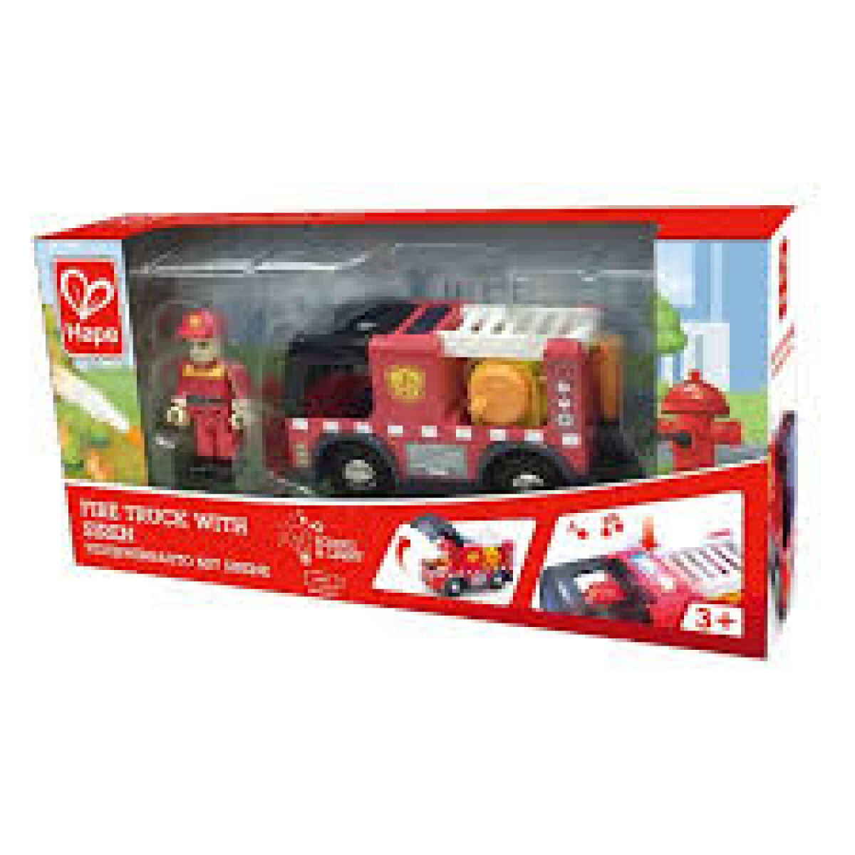 CAMION BOMBEROS CON SIRENA 