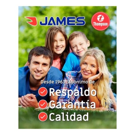 Cocina James eléctrica 4 discos + horno blanca Acero inoxidable