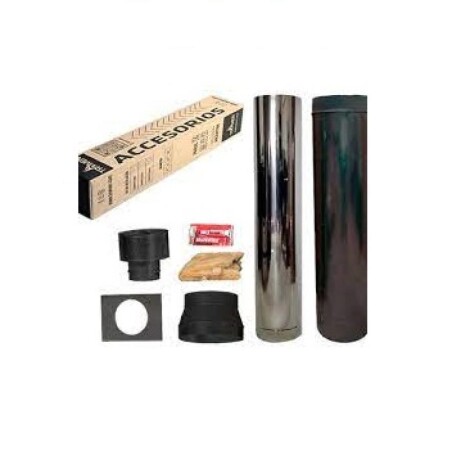 CALEFACTOR A7 CON KIT INST ENLOZADO TECHO 4 AREA 65M2 TROMEN ++ N/a