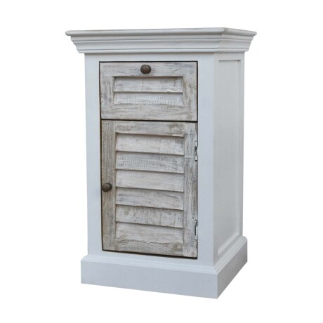 MESA DE LUZ MADERA BLANCO EZIO