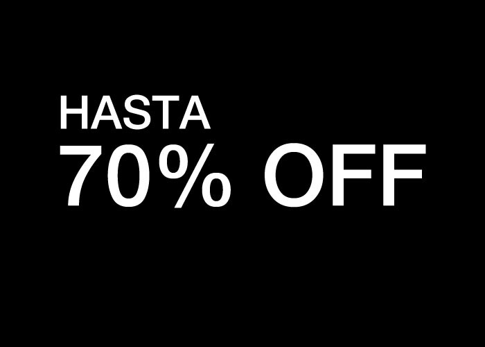 SALE HASTA 70% OFF