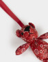 Llavero Peluche Llavero Y Charm Osito De Peluche - Rojo Medio