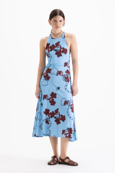 VESTIDO HEART Celeste