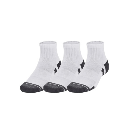 MEDIAS UNDER ARMOUR PERFORMANCE COTTON 3 PKS White & Black