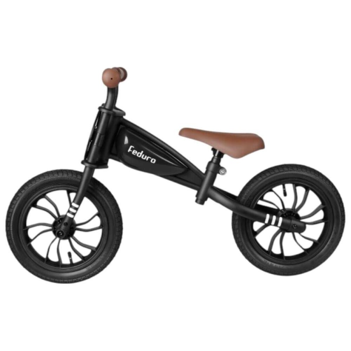 Feduro Air Bicicleta Sin Pedales Super Deluxe Qplay - Negro 