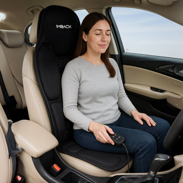 Masajeador Espalda Electrico Asiento para Casa y Auto Portatil Profesional MSJ014 Masajeador Espalda Electrico Asiento para Casa y Auto Portatil Profesional MSJ014