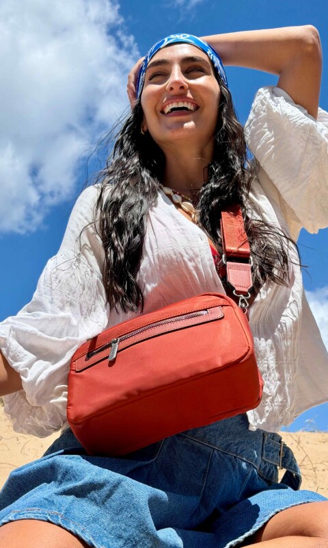 BANDOLERA JENGIBRE LADRILLO