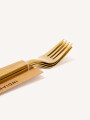 Tenedor Set 4 Un. Dorado