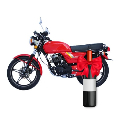 Motocicleta Buler Carrera 150cc - Aleación Rojo