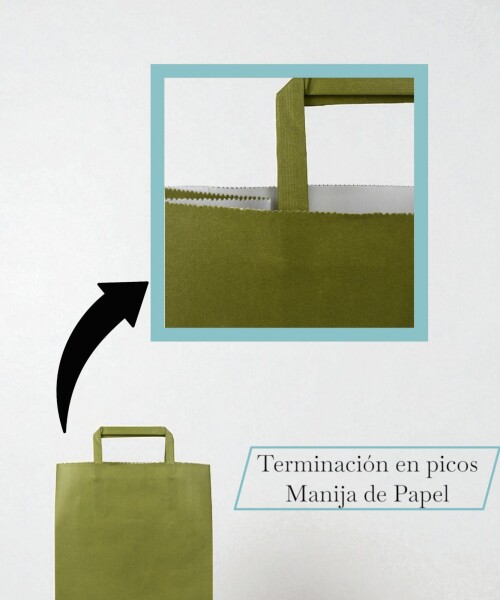 Bolsa 22x10x30 cm VERDE CARDAMOMO