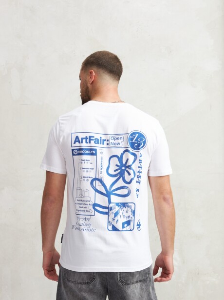 REMERA ART FAIR BLANCO