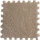Alfombra Puzzle Goma Eva Peluda Infantil Shaggy 30 cm X10 UNIDADES BEIGE