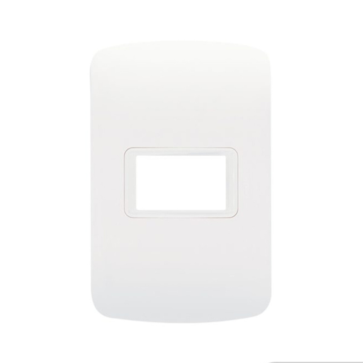 Plaqueta para 1 módulo blanca c/ bastidor, Atenea - M48630 