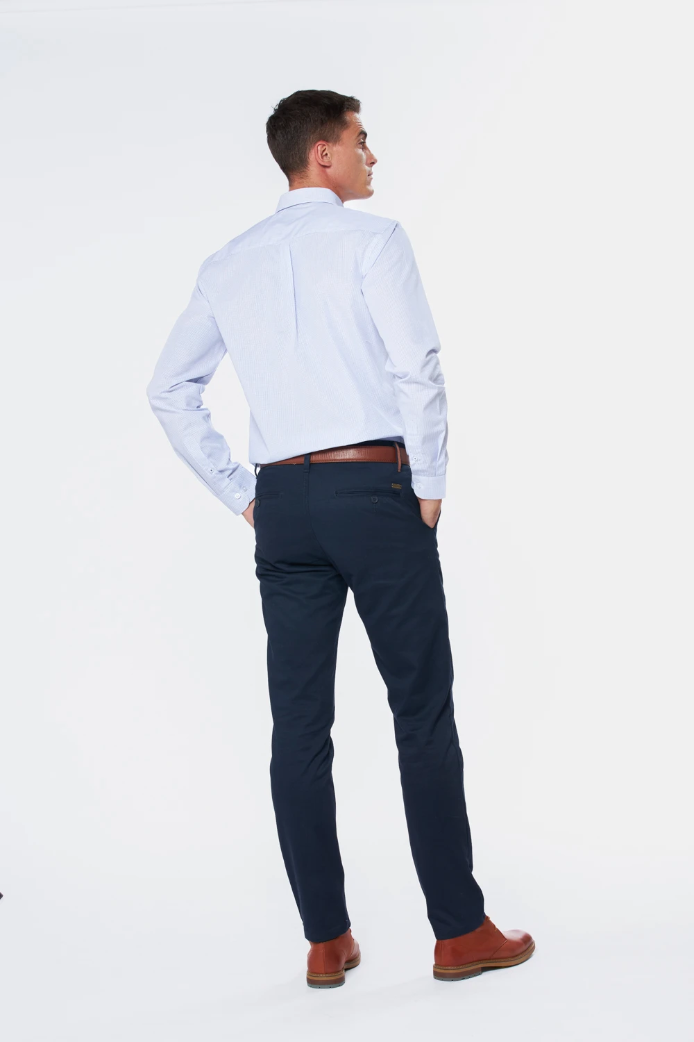 PANTALÓN CLÁSICO Marino