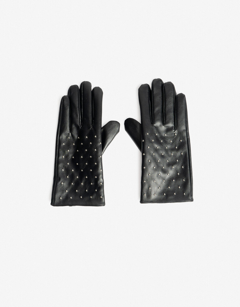 Guantes Varios Guantes Con Tachas - Negro