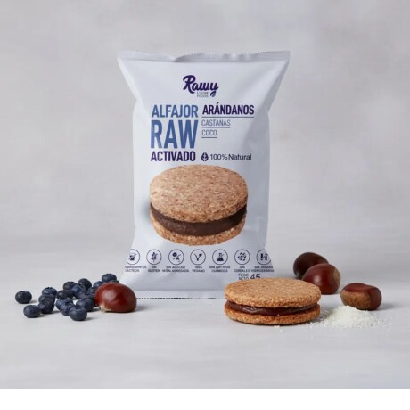 Alfajor Vegano Caja x12 Rawy Arándanos