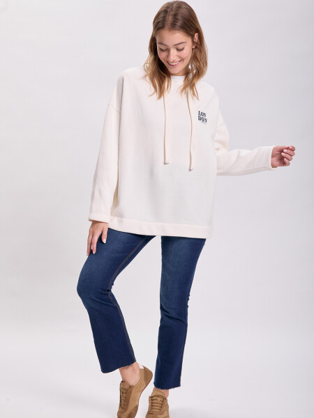 Canguro deportivo oversize Crudo