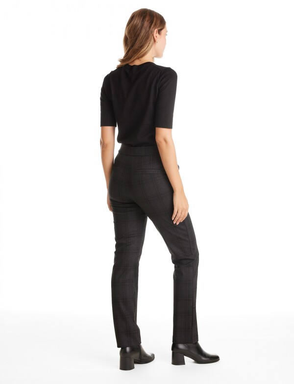 Pantalon Pull On Pri NEGRO/GRIS