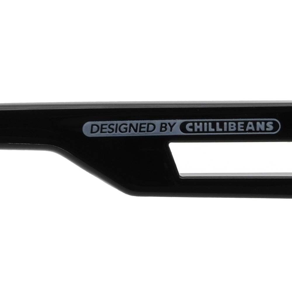 Lentes De Sol De Policarbonato Cuadrado Reebok Gradiente/Negro