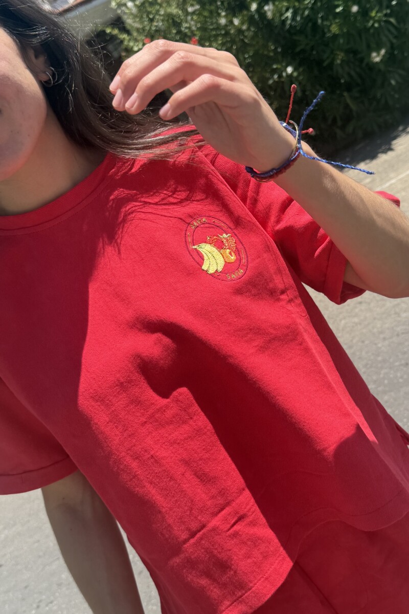 TSHIRT LA VERDULERIA Rojo