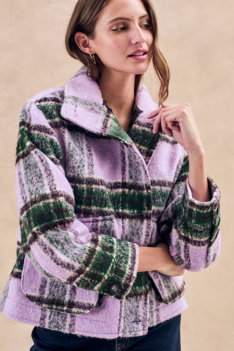 Tapado Cuadros Lana Multi