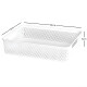 Set x3 Cesto organizador calado línea M BLANCO
