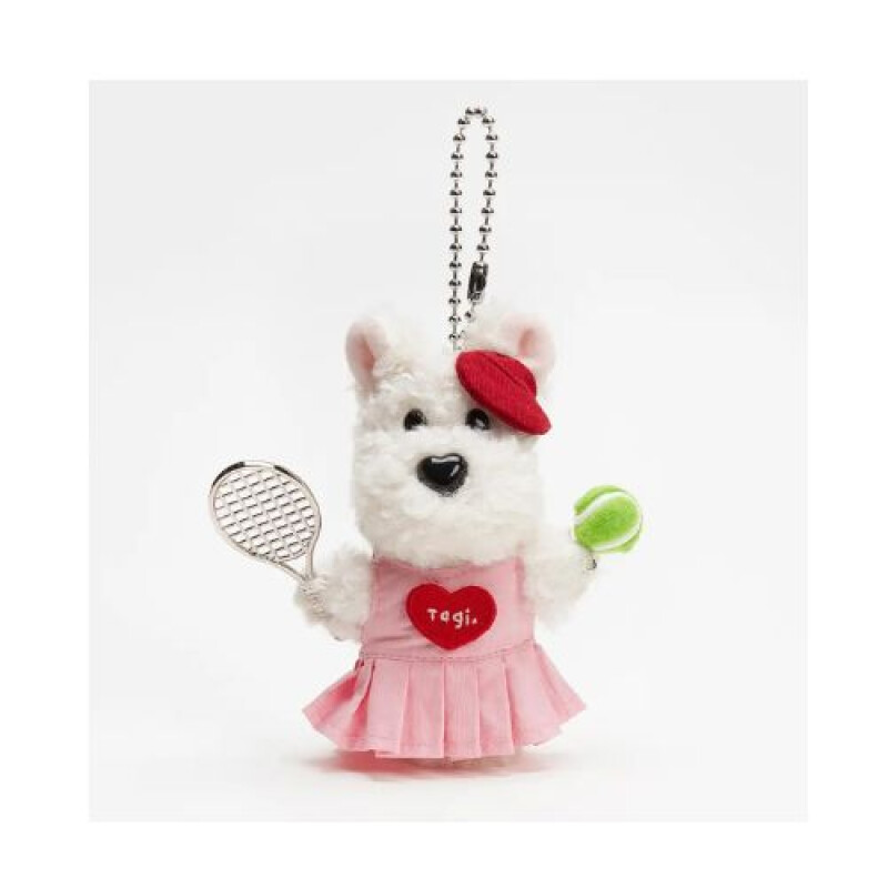 LLAVERO PERRITOS DE PELUCHE ROSADO Llavero Perritos De Peluche Rosado